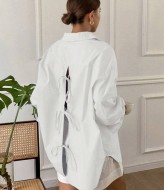 Рубашка с завязками  LSA-743A420