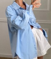Рубашка с завязками  LSA-743A420