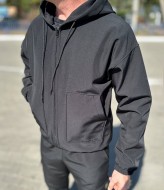 Мужская демисезонная куртка с капюшоном  LSA-747A700