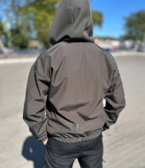 Мужская демисезонная куртка с капюшоном  LSA-747A700