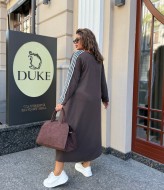 Трикотажное платье с лампасами ZP-1315A520