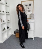 Трикотажное платье с лампасами ZP-1315A520