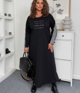 Трикотажное платье с лампасами ZP-1315A520