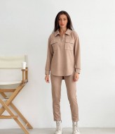 Замшевый костюм YYA-1101A470B540