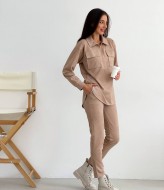 Замшевый костюм YYA-1101A470B540