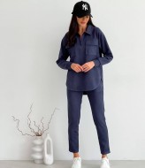 Замшевый костюм YYA-1101A470B540