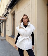 Жилетка с поясом MIS-207A620