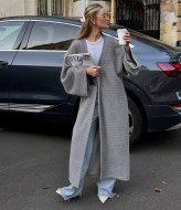 Кардиган теплый длинный SSY-021A850