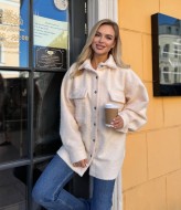 Рубашка женская оверсайз теплая MIS-202A600