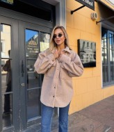 Рубашка женская оверсайз теплая MIS-202A600