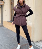 Жилетка с поясом MIS-207A620