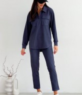 Замшевый костюм YYA-1101A470B540