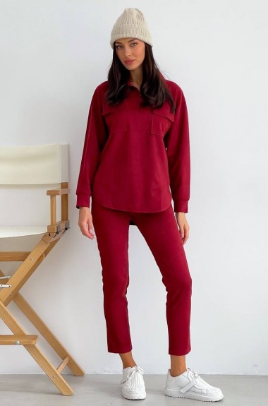 Замшевый костюм YYA-1101A470B540