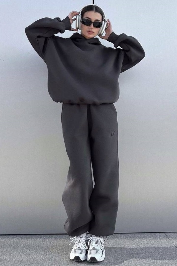 Спортивный костюм женский трехнитка на флисе  DMP-R1158A400
