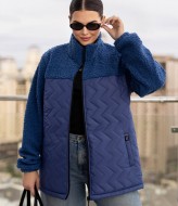 Комбинированная куртка с мехом ELT-1092A750