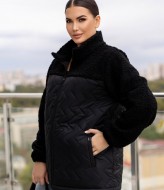 Комбинированная куртка с мехом ELT-1092A750