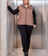 Двухцветный спортивный костюм VIA-198A650