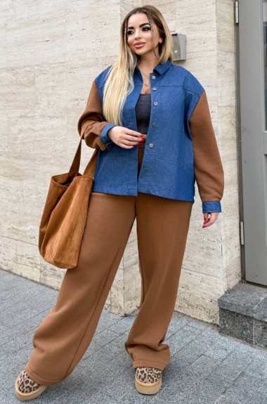 Трендовый костюм VIA-246A30 Трендовый костюм VIA-246A30