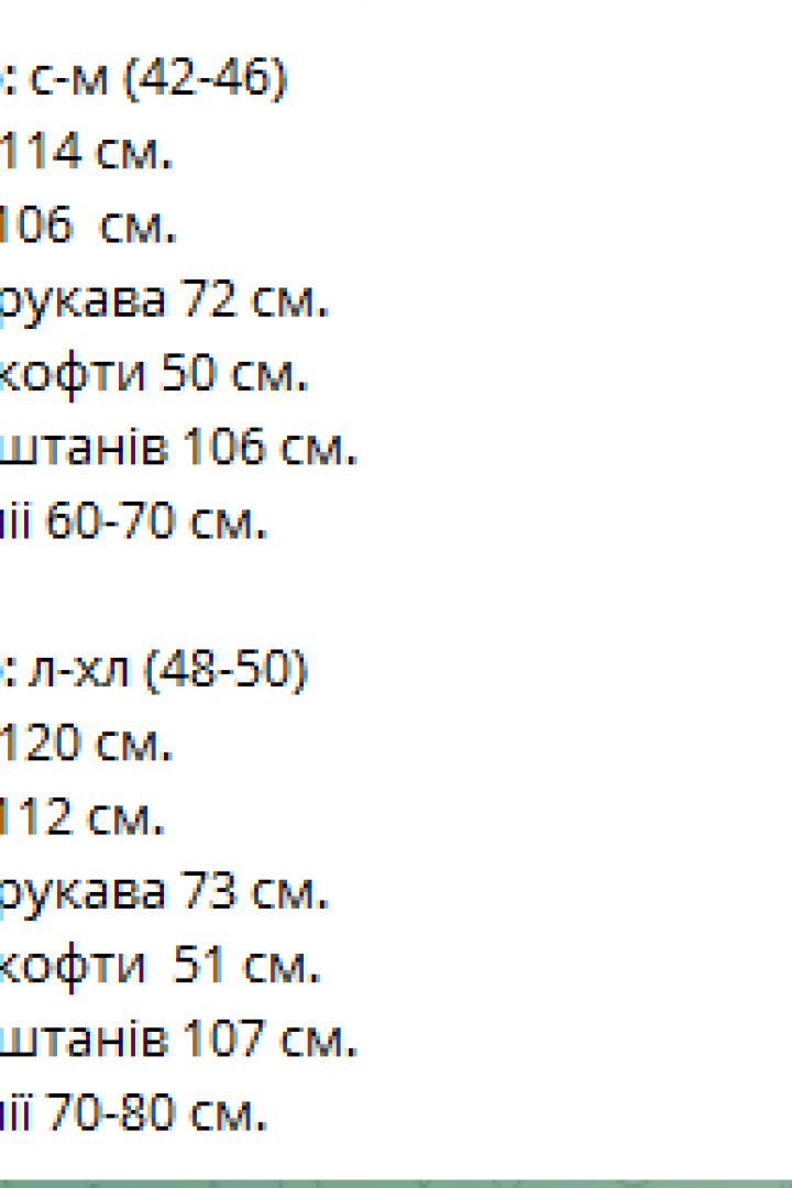 Спортивный костюм VM-10525A580