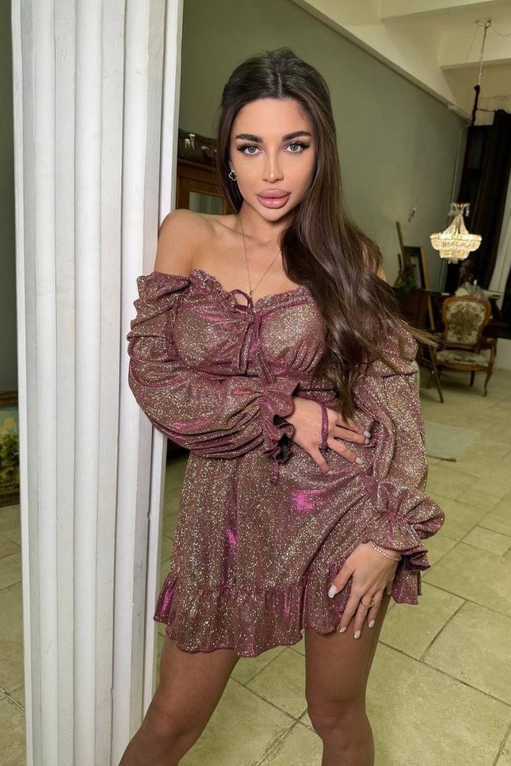 Люрексовое платье YLM-655A550