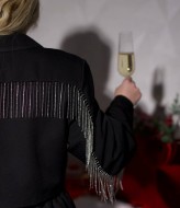 Піджак з бахромою із страз YM-7130A28