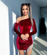 Сукня декорована бахромою YLM-613A530