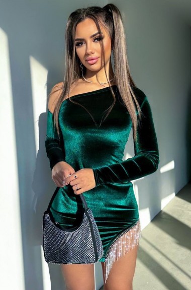 Сукня декорована бахромою YLM-613A530 Сукня декорована бахромою YLM-613A530