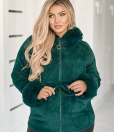 Легка шуба з хутром MAX-9046A1250