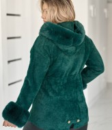 Легка шуба з хутром MAX-9046A1250