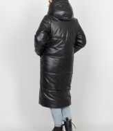 Кожаный пуховик OZM-D62A1130