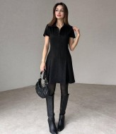 Короткое расклешенное платье TS-434A550