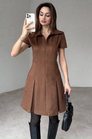 Короткое расклешенное платье TS-434A550