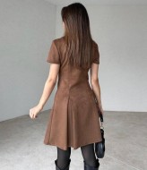 Короткое расклешенное платье TS-434A550