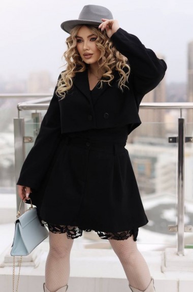 Кашемировая юбка-шорты YM-5998.2A14