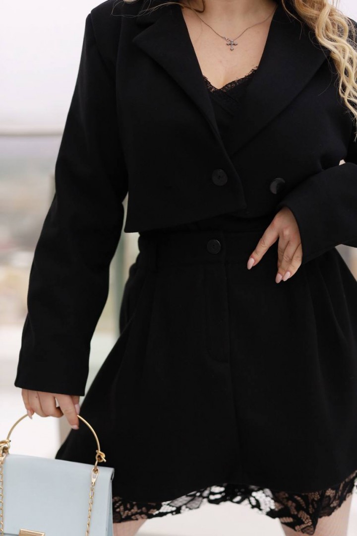 Короткий пиджак кашемировый YM-7130.2A19