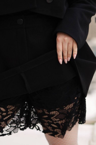 Кашемирова спідниця-шорти YM-5998.2A14