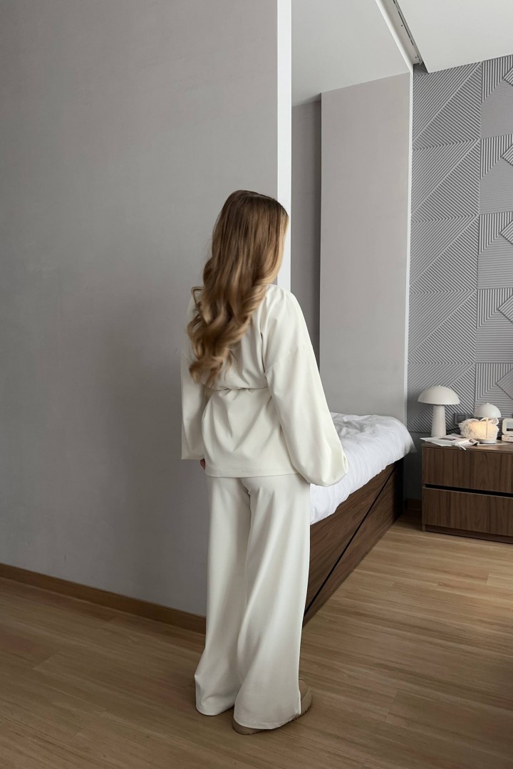 Костюм двойка в рубчик NK-651A700