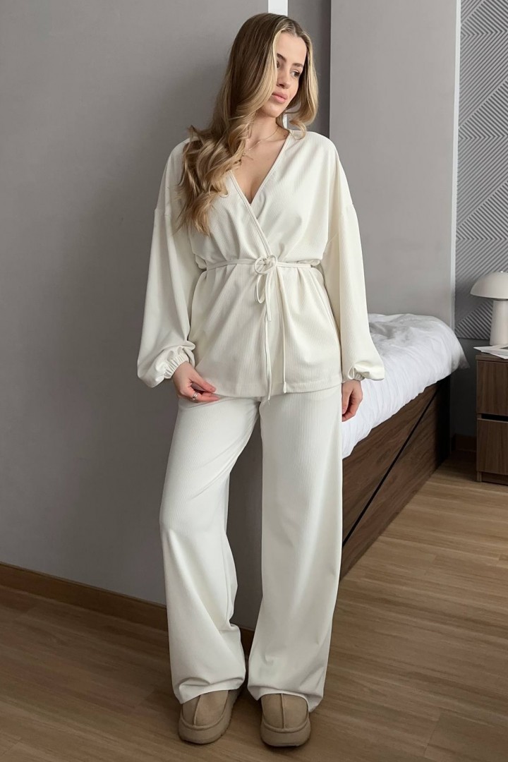 Костюм двойка в рубчик NK-651A700