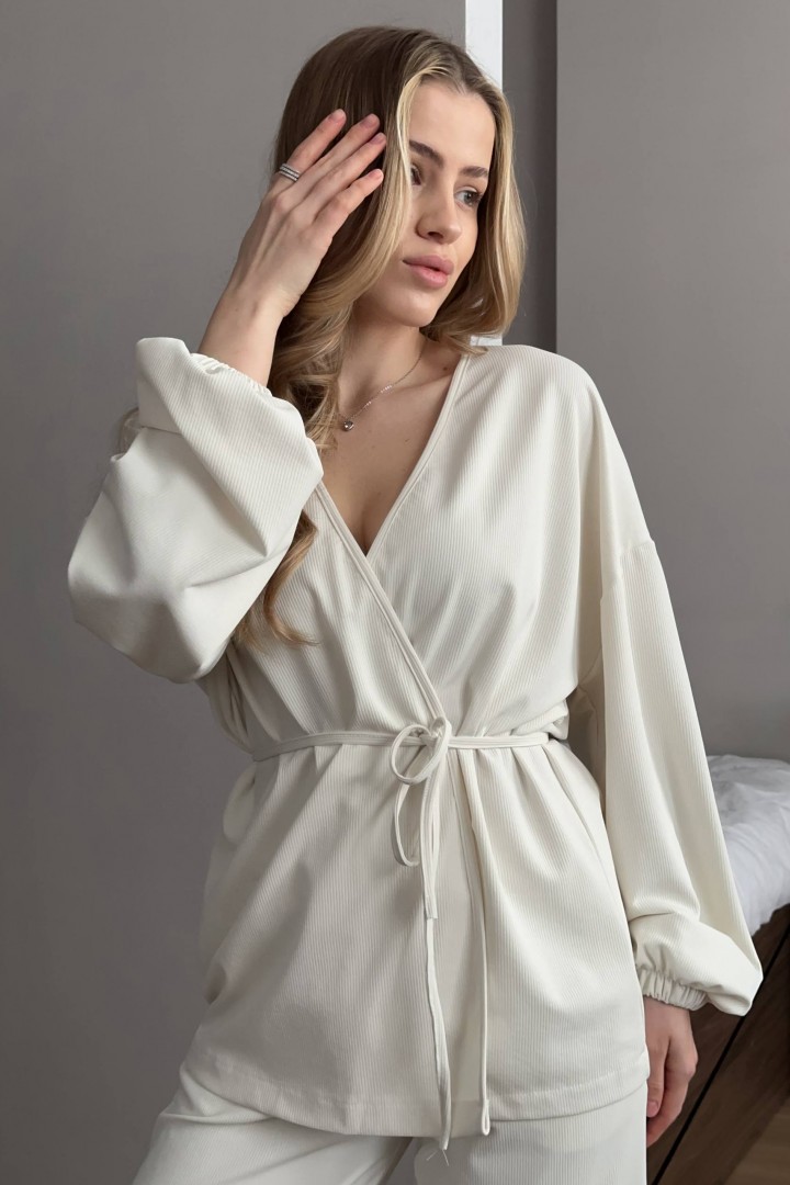 Костюм двойка в рубчик NK-651A700