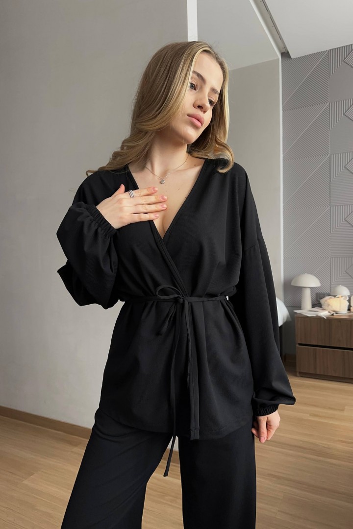 Костюм двойка в рубчик NK-651A700