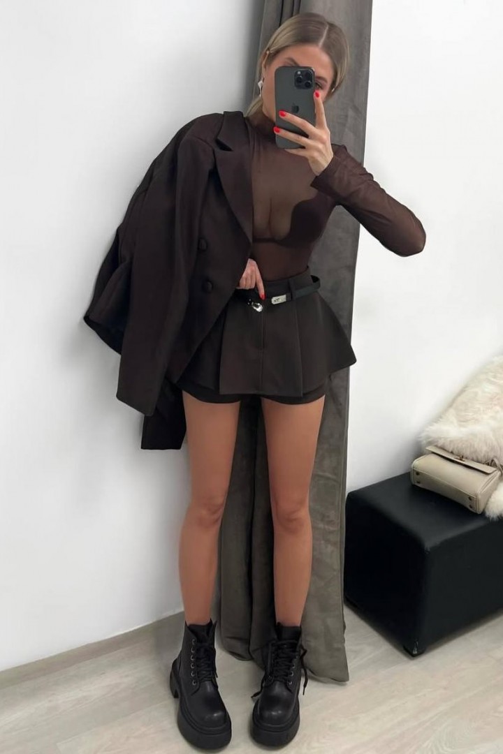 Костюм трійка піджак, спідниця-шорти та боді EST-5939A950