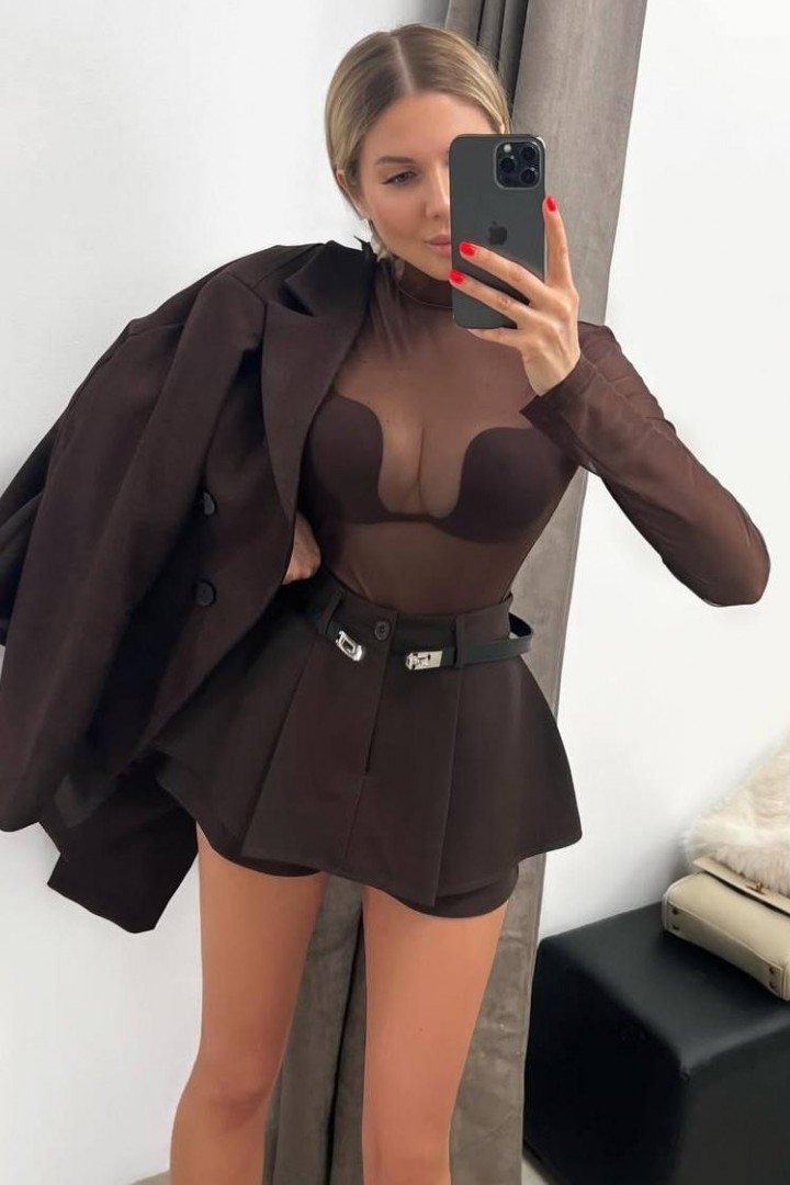 Костюм трійка піджак, спідниця-шорти та боді EST-5939A950