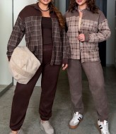 Замшевый костюм DOL-401A920