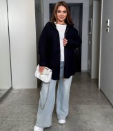 Кардиган на молнии с капюшоном AD-7998.1A320