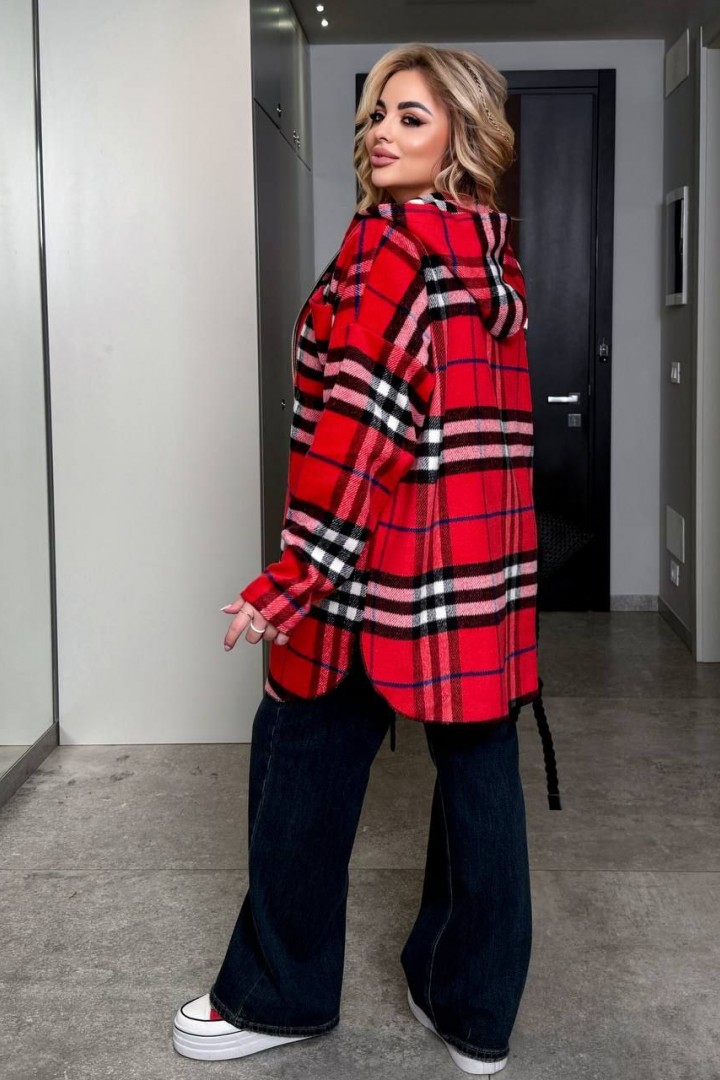 Кардиган на молнии с капюшоном AD-7998.1A320