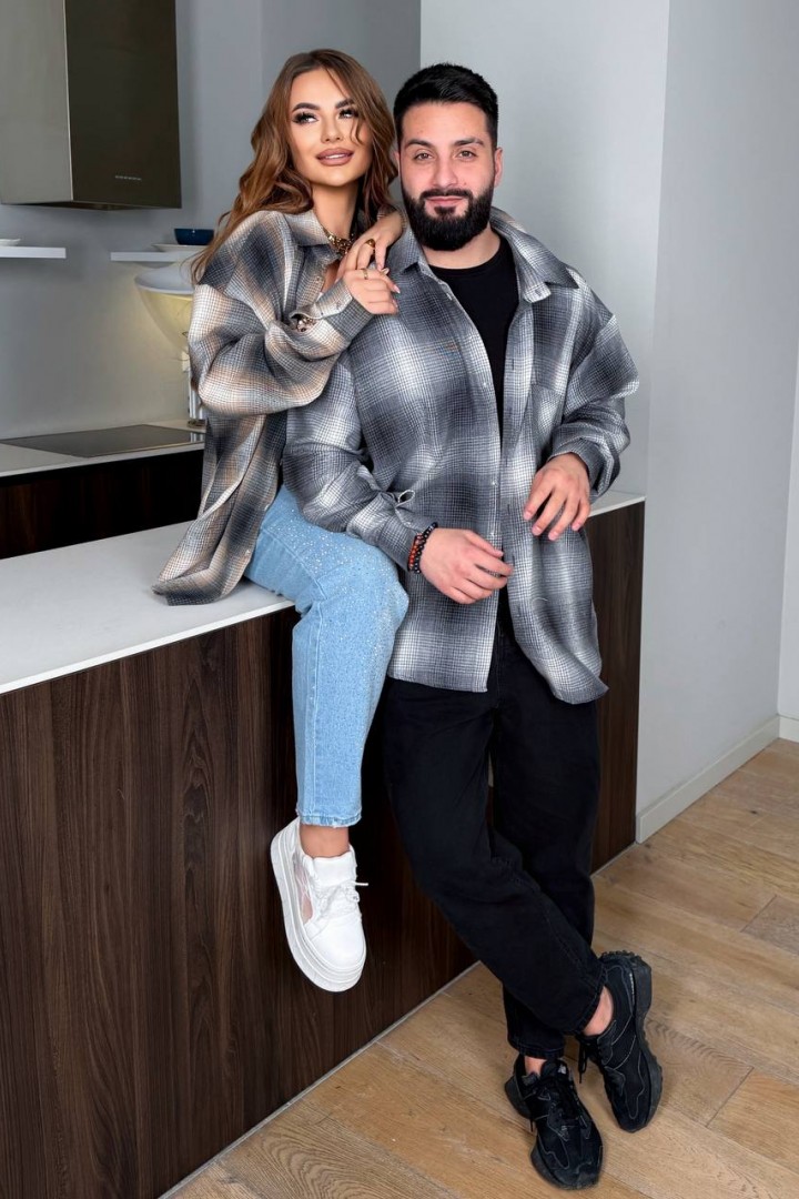 Сорочка оверсайз унісекс DG-c168A550