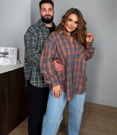 Сорочка оверсайз унісекс DG-c168A550