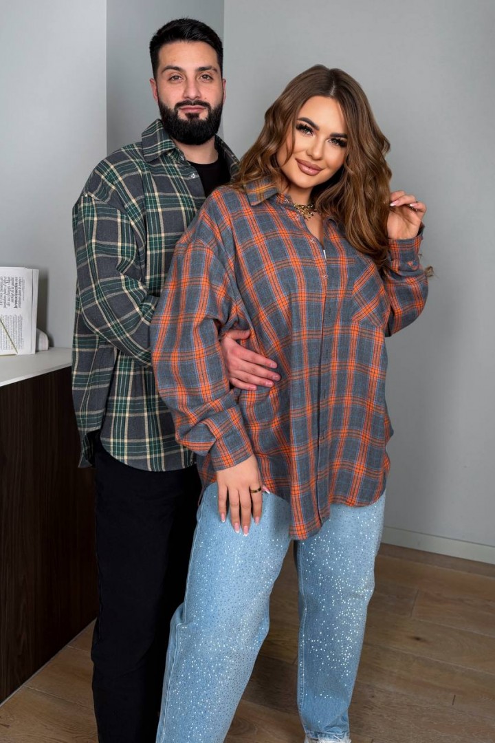 Сорочка оверсайз унісекс DG-c168A550