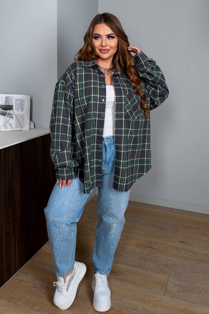 Сорочка оверсайз унісекс DG-c168A550