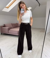 Брюки из вельвета на резинке KG-44A400B450